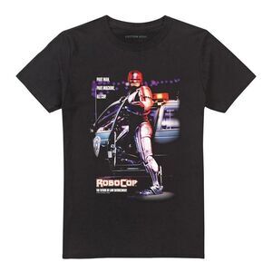 Robocop Unisex Adult Poster T-Shirt / Black